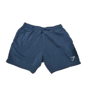 Gymshark Navy Blue Logo Sweatshorts Men's L